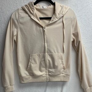 Active USA Beige Casual Hoodie